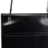 Gucci Black Calfskin Square G Shoulder Bag