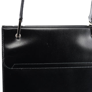 Gucci Black Calfskin Square G Shoulder Bag