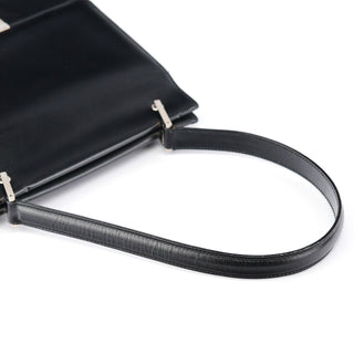 Gucci Black Calfskin Square G Shoulder Bag