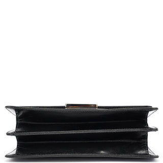Gucci Black Calfskin Square G Shoulder Bag