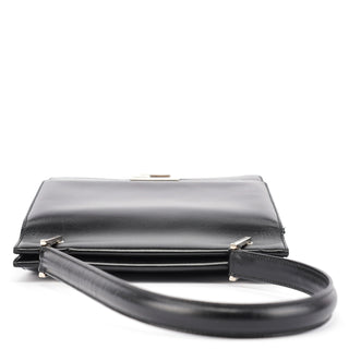 Gucci Black Calfskin Square G Shoulder Bag