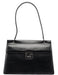 Gucci Black Calfskin Square G Shoulder Bag