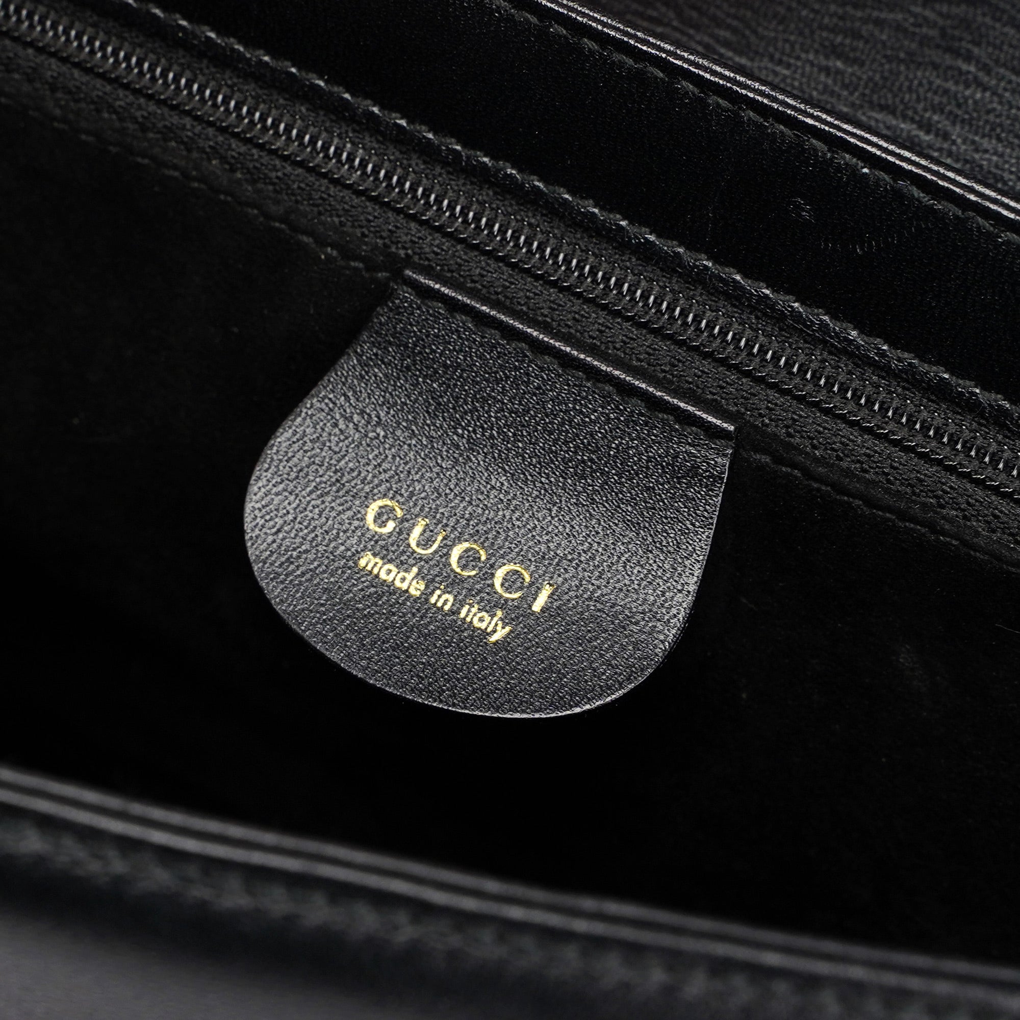 Gucci Black Calfskin Square G Shoulder Bag