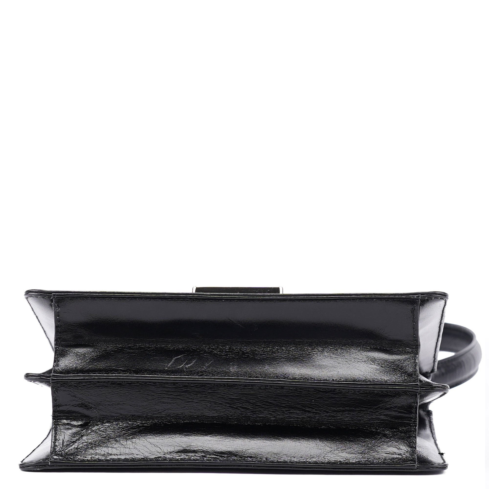 Gucci Black Calfskin Square G Shoulder Bag