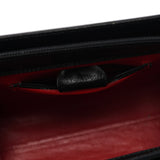 Gucci Black Calfskin Square G Tote Bag