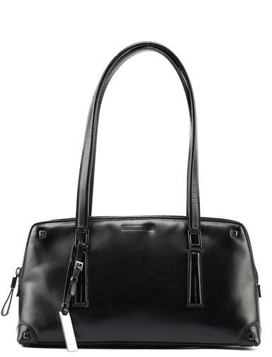 Gucci Black Calfskin Stud Tote Bag