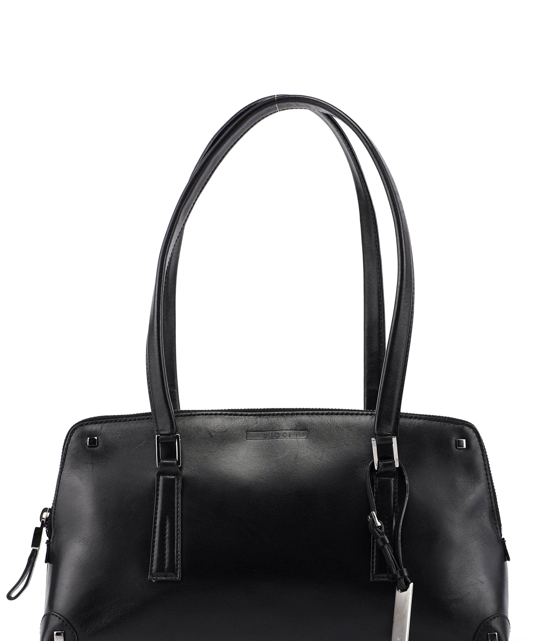 Gucci Black Calfskin Studs Tote