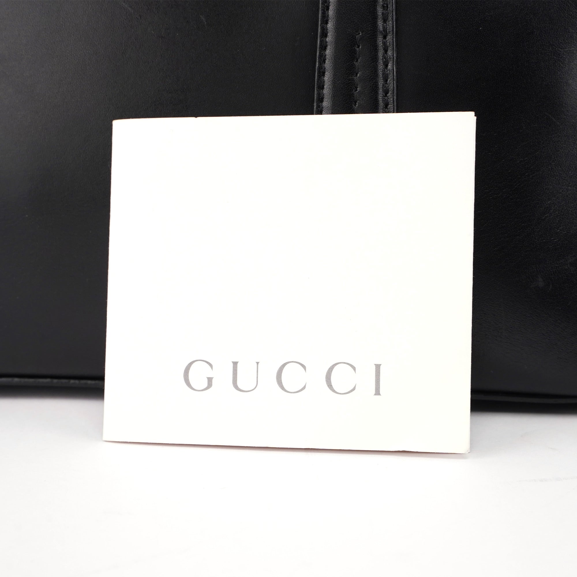 Gucci Black Calfskin Studs Tote