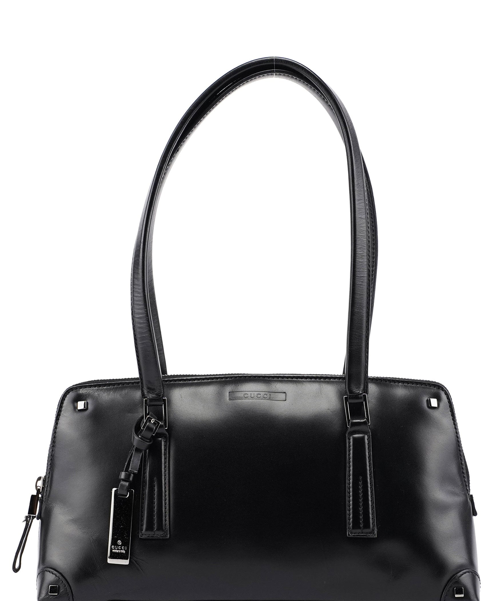 Gucci Black Calfskin Studs Tote