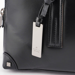 Gucci Black Calfskin Studs Tote