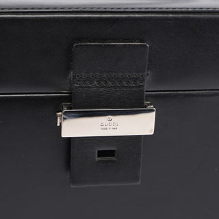 Gucci Black Calfskin Top Handle Bag