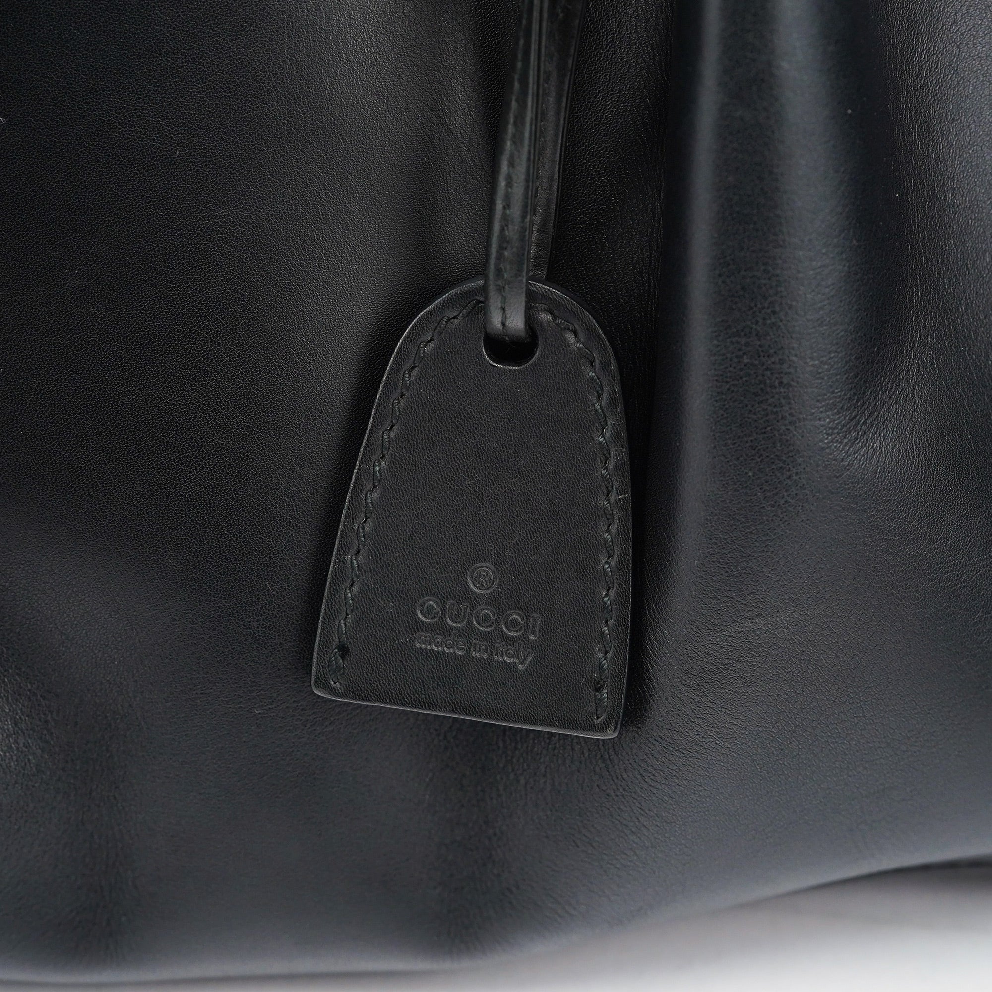 Gucci Black Calfskin Tote Bag