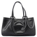 Gucci Black Calfskin Tote With Pouch