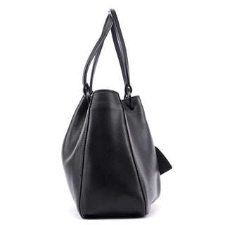 Gucci Black Calfskin Tote With Pouch