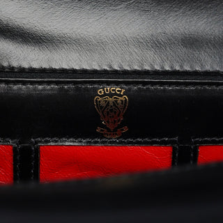 Gucci Black Calfskin Turnlock G Shoulder Bag