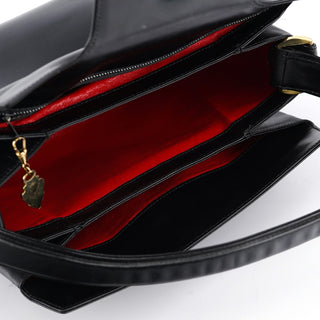 Gucci Black Calfskin Turnlock G Shoulder Bag