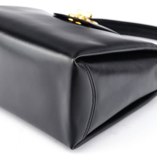 Gucci Black Calfskin Turnlock G Shoulder Bag