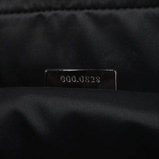 Gucci Black Canvas Bamboo 2-Way Tote Bag