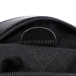 Gucci Black Canvas Bamboo Shoulder Bag