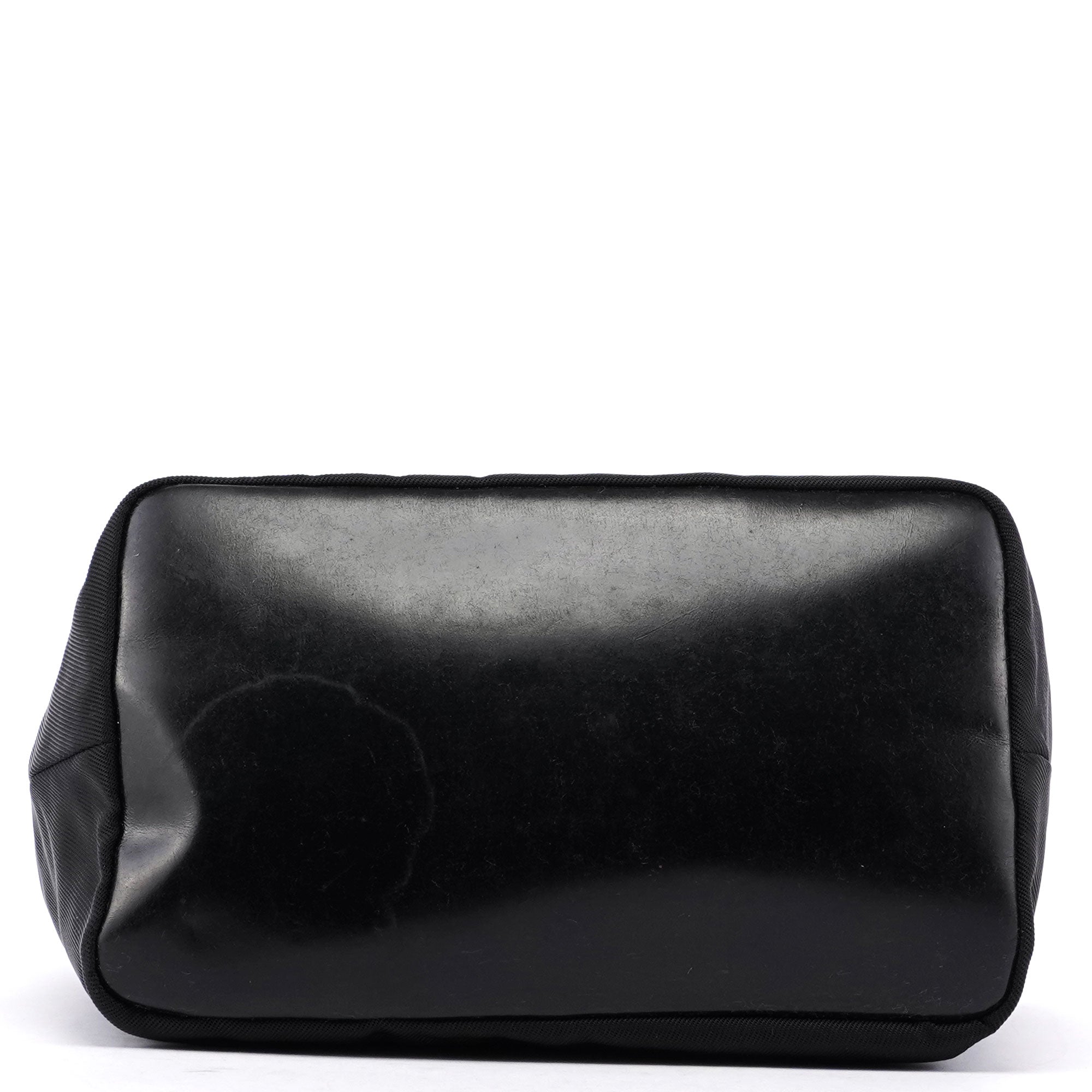 Gucci Sac porté épaule Bamboo en toile noire