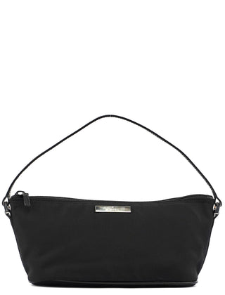 Gucci Black Canvas Boat Pochette