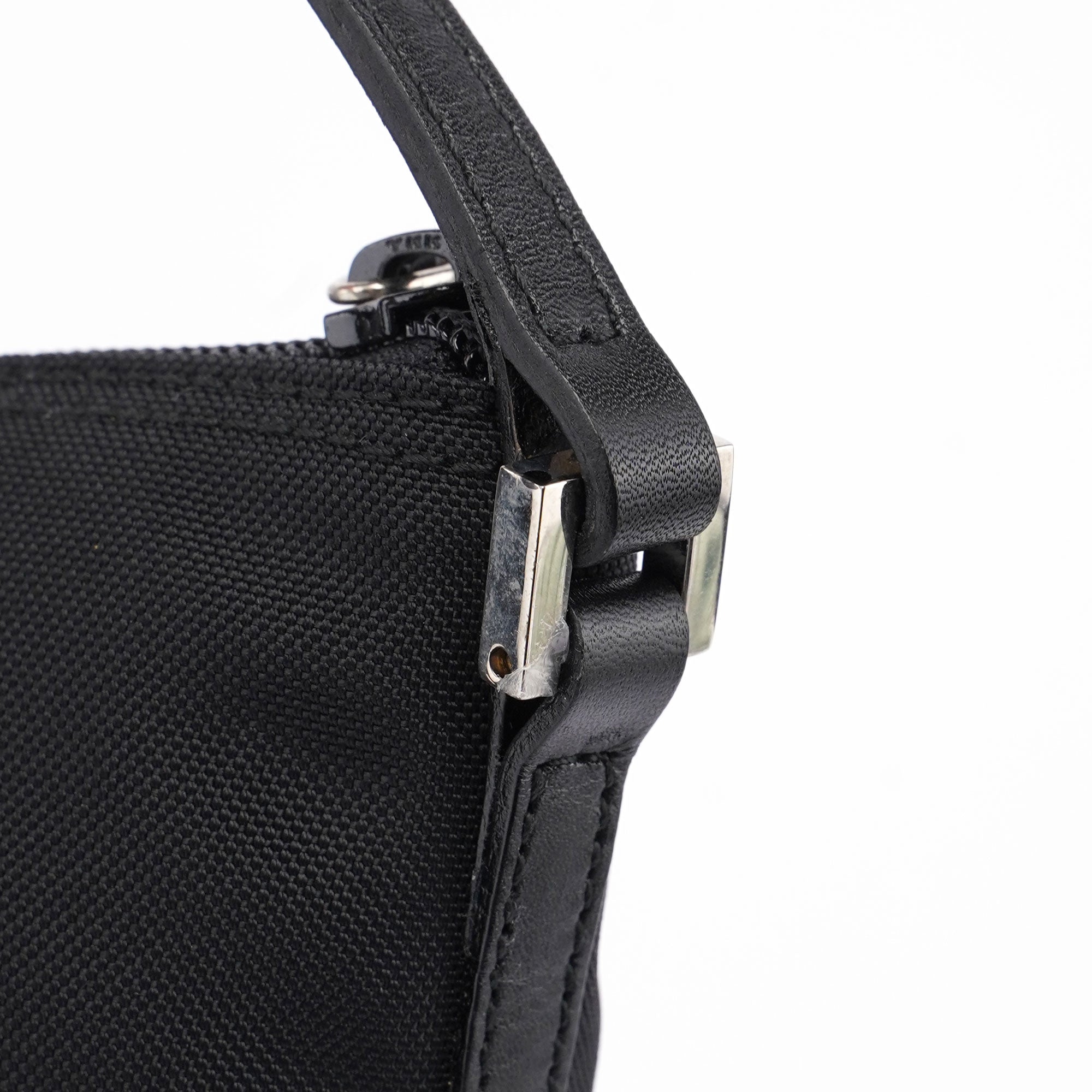 Gucci Boat Pochette en toile noire