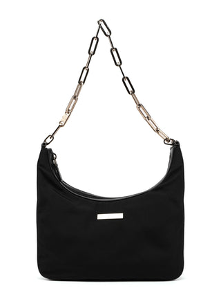 Gucci Black Canvas Chain Bag