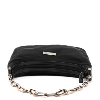 Gucci Black Canvas Chain Bag