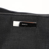 Gucci Black Canvas Dual Handle Shoulder Bag