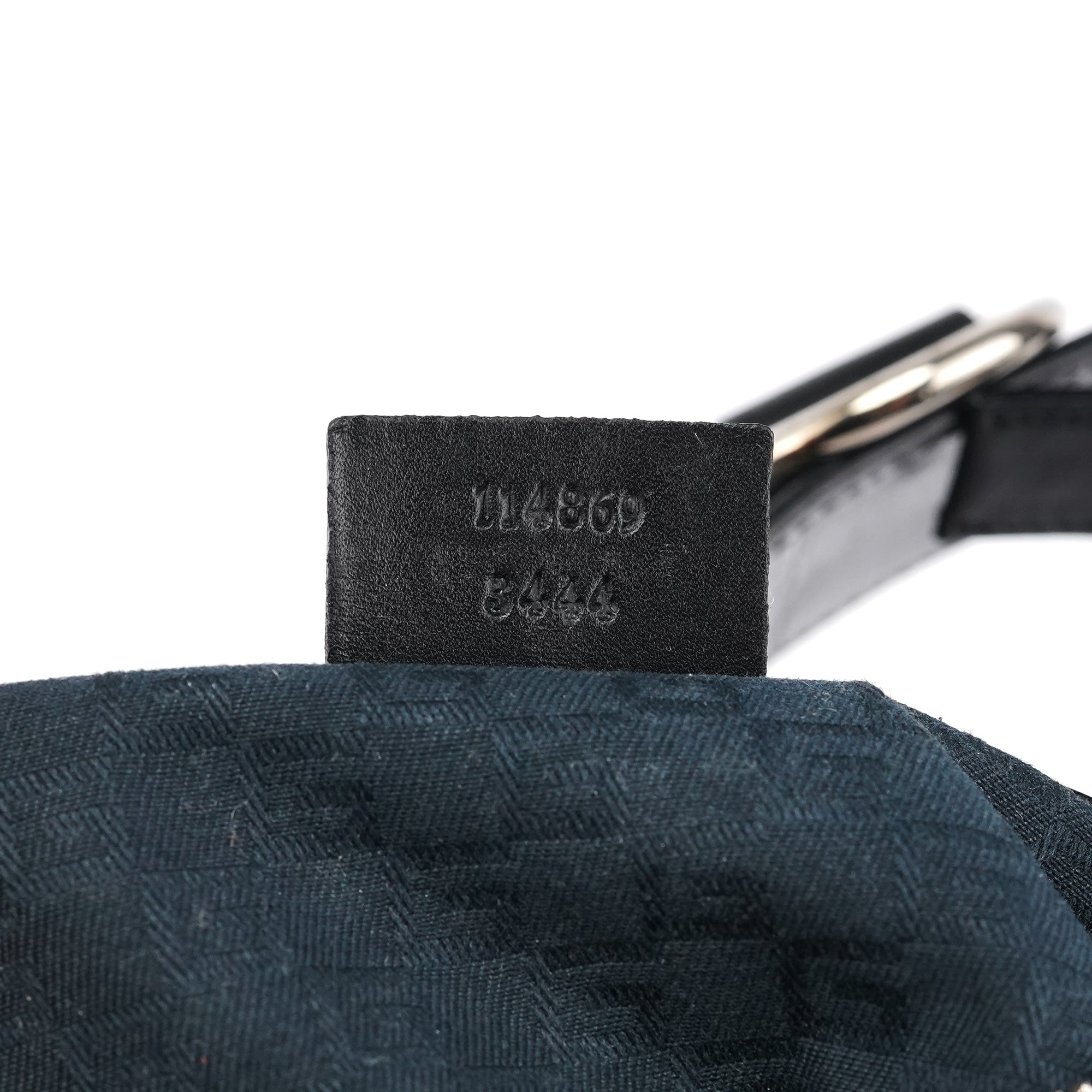 Gucci Sac porté épaule logo GG en toile noire