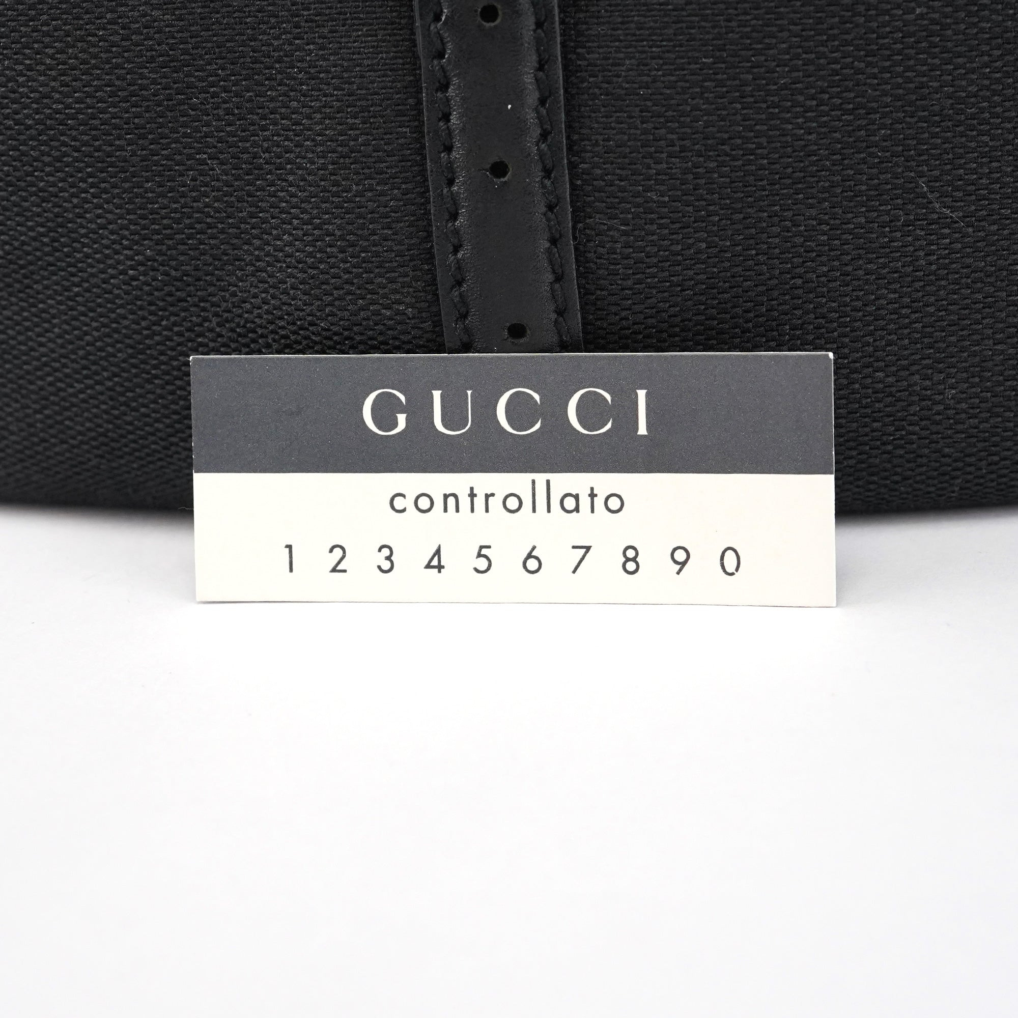 Gucci Sac porté épaule logo GG en toile noire