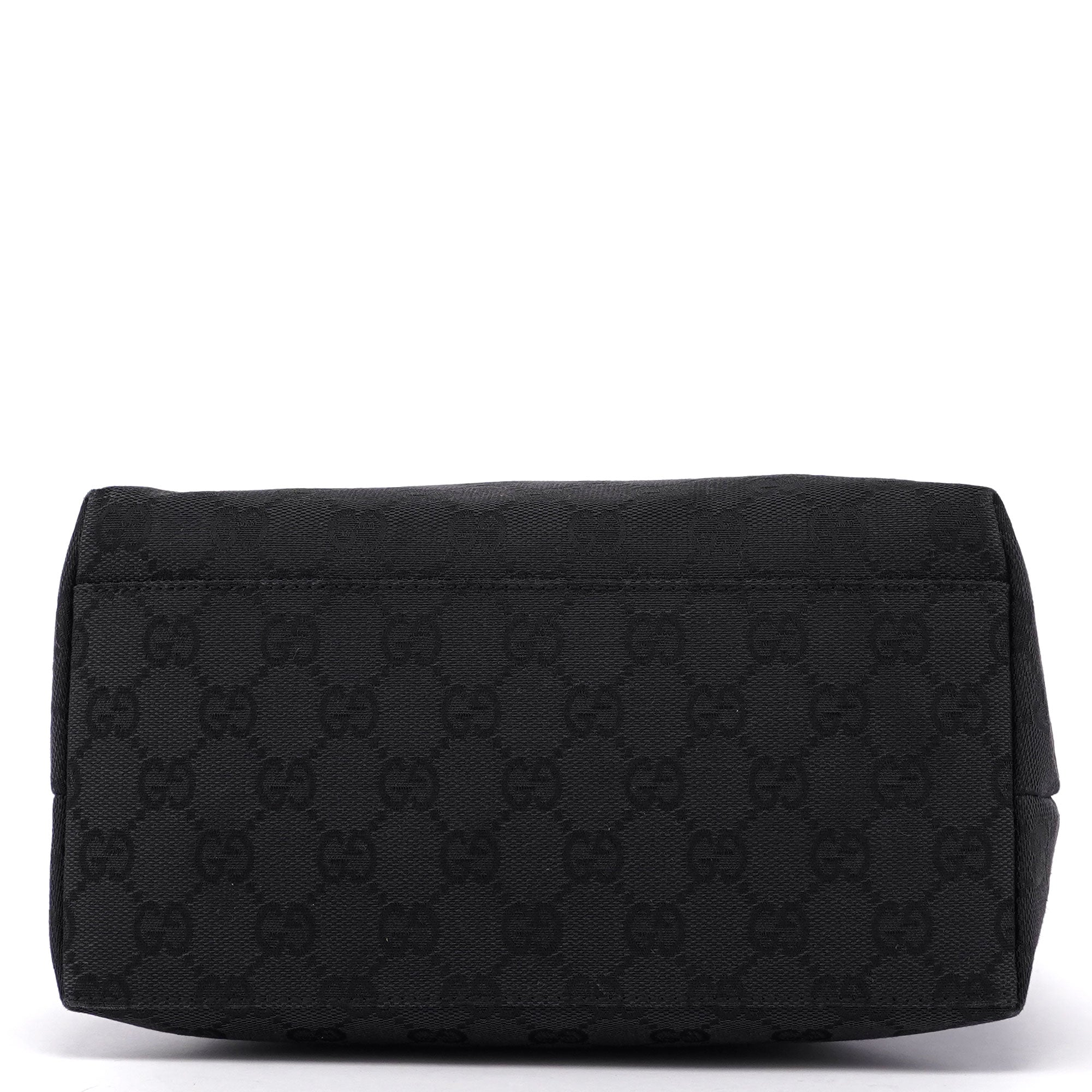 Gucci Black Canvas GG Shoulder Bag