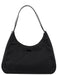 Gucci Black Canvas Hobo Shoulder Bag