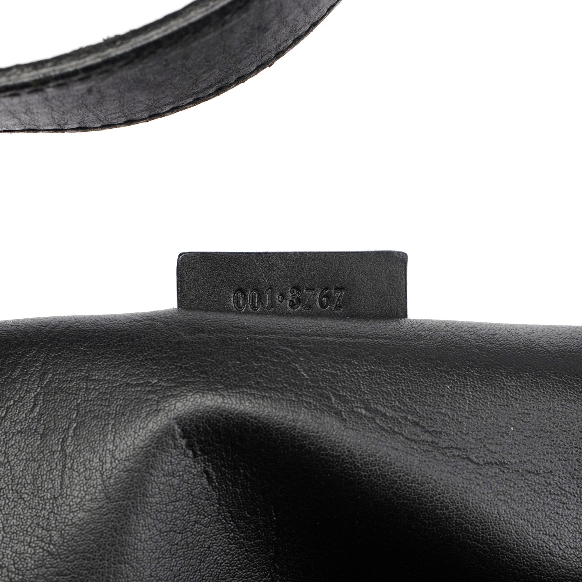 Gucci Black Canvas Hobo Shoulder Bag