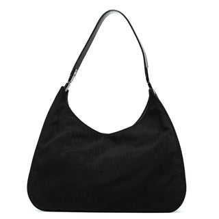 Gucci Black Canvas Hobo Shoulder Bag