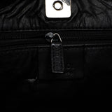 Gucci Black Canvas Hobo Shoulder Bag