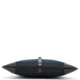 Gucci Black Canvas Jackie Bamboo Shoulder Bag