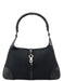 Gucci Black Canvas Jackie Bamboo Shoulder Bag