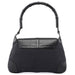 Gucci Black Canvas Jackie Bamboo Shoulder Bag