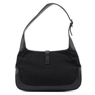 Gucci Black Canvas Jackie Shoulder Bag