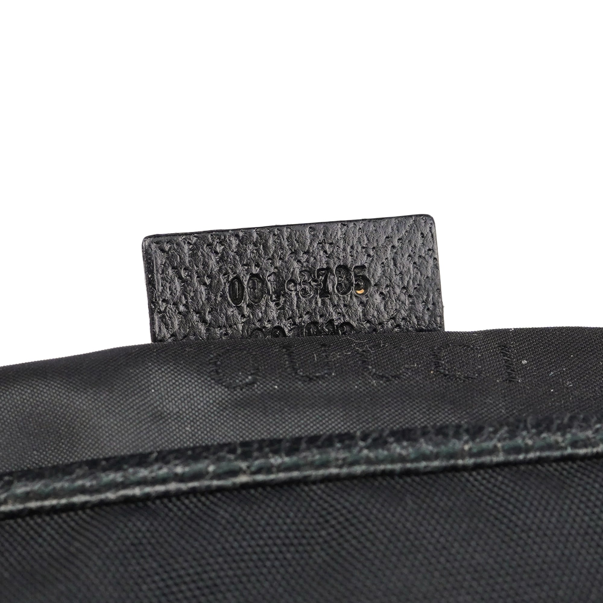 Gucci Sac porté épaule Jackie en toile noire