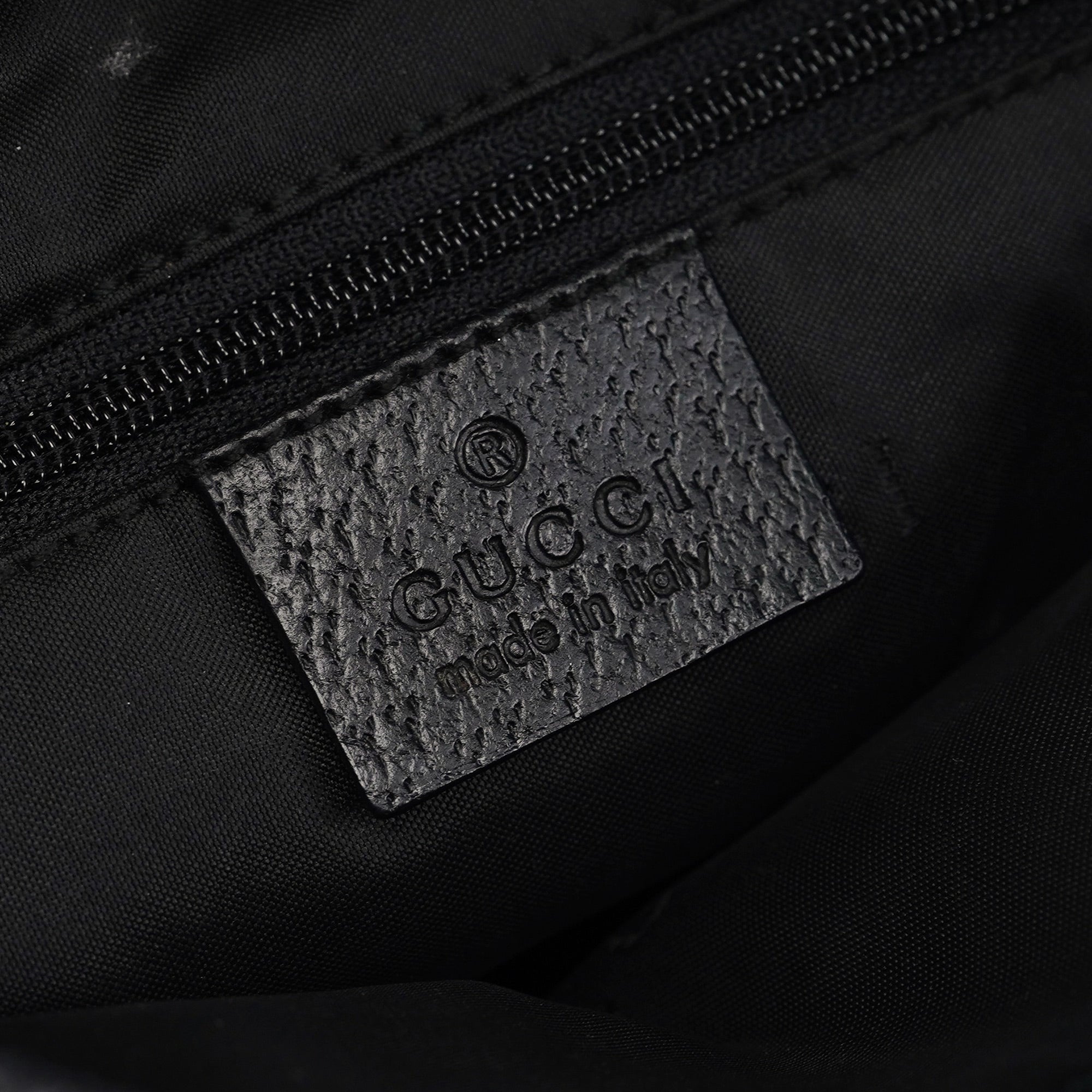 Gucci Sac porté épaule Jackie en toile noire
