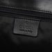 Gucci Black Canvas Leather Shoulder Bag