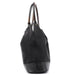 Gucci Black Canvas Round Wood Handle Bag