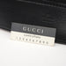 Gucci Black Canvas Round Wood Handle Bag