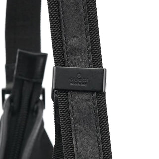 Gucci Black Canvas Rubber Shoulder Bag
