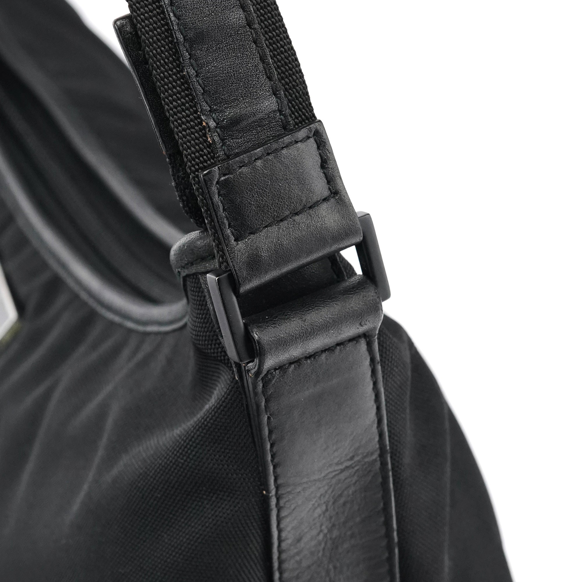 Gucci Black Canvas Rubber Shoulder Bag