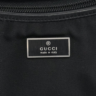 Gucci Black Canvas Rubber Shoulder Bag