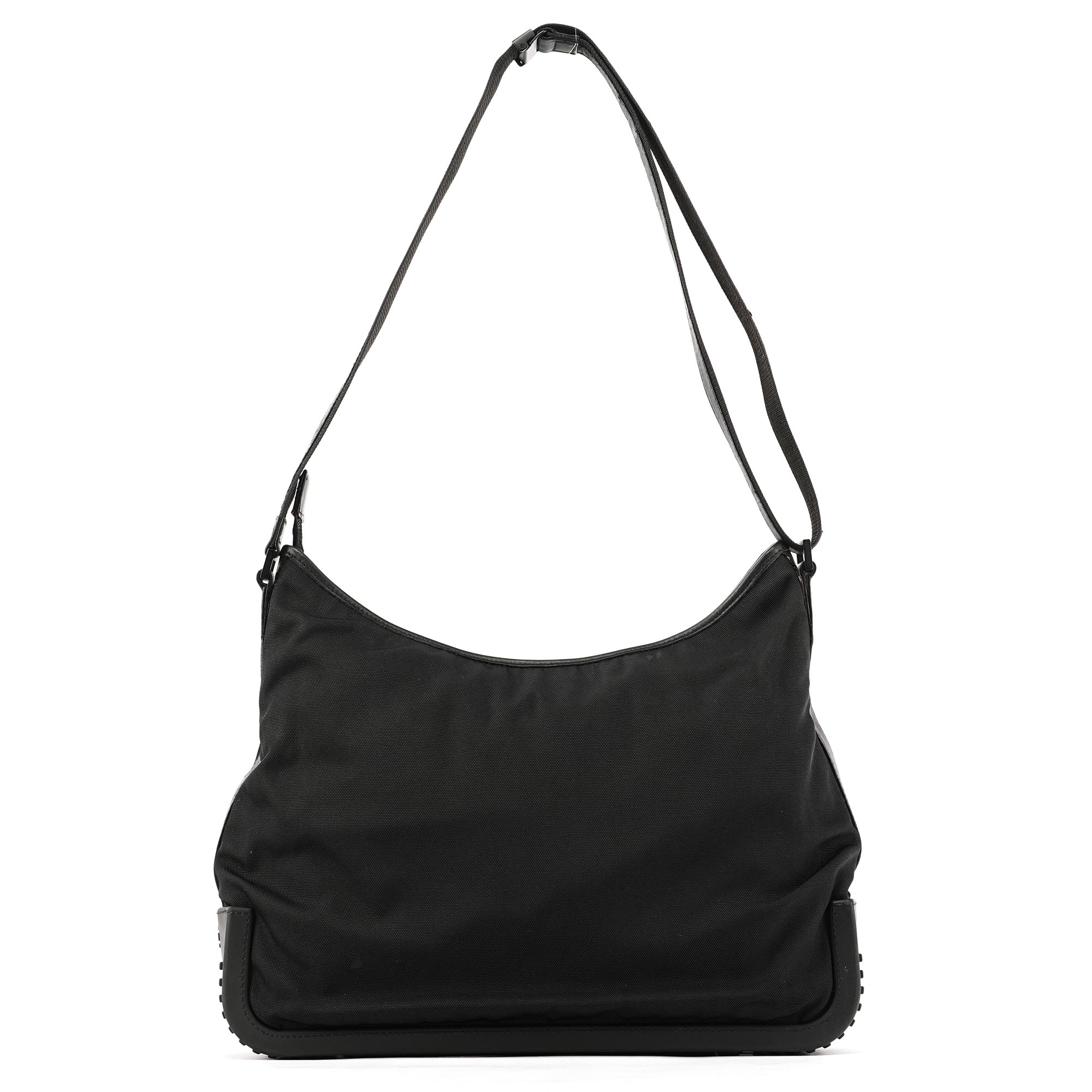 Gucci Black Canvas Rubber Shoulder Bag