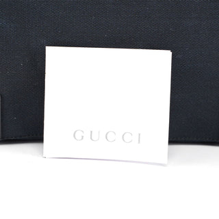 Gucci Black Canvas Square G Tote